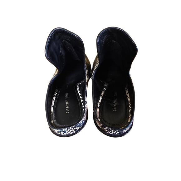 Gianni Bini Maerren Western Snake Print Capped Toe, ankle booties size 6 M - Picture 5 of 8